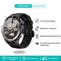 LORDWEY นาฬิกาอัจฉริยะสำหรับผู้ชาย,สมาร์ทวอท์ชกีฬากลางแจ้ง LA102 Mah แบตเตอรี่ก้อนใหญ่สมาร์ทวอท์ชกันน้ำ. 