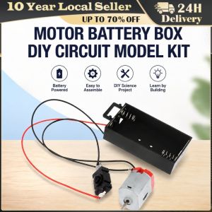 130 Motor Kit 2 x AA Battery Storage Case and Switch16500 RPMMini DIY Electronic Motor Simple Circuit Models Kit