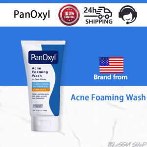 PanOxyl Acne Foaming Wash Benzoyl Peroxide 10% Maximum Strength Antimicrobial Clean and unclog the face