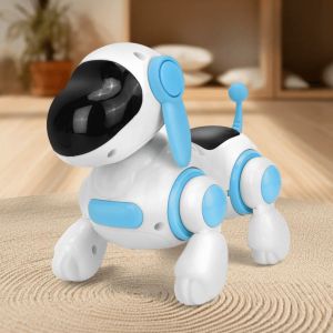 SUN ME Puzzle Toy Smart Dog Pet Toy with LED Plastic Dog Walking Dancing Toy Childrens Robot Bionic Intelligent Robot Electronic Dog Childrens Christmas Gift
