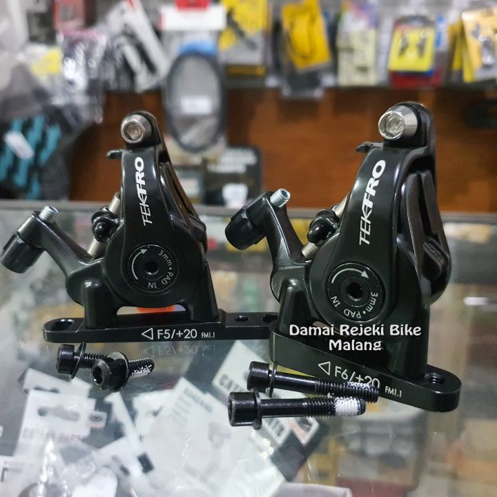 Caliper discbrake mekanik Tektro MD-C550 dual piston flat mount C550 road gravel