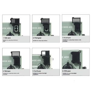 Bộ điều biến phơi sáng nhỏ gọn cho máy ảnh 400 rộng có nắp chụp bảo vệ điều chỉnh mức 5