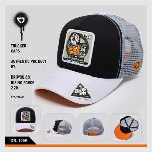 DRIPON TOPI PRIA DISTRO TRUCKER HAT CAPS TOPI JARING YELOW NAVY