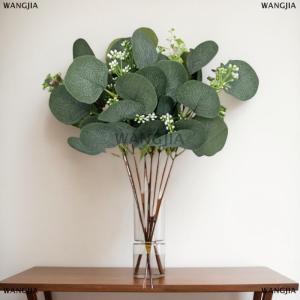 [COD] WANGJIA 5pcs set Artificial Flowers Plant Bridal Bouquet Wedding Wreath Dining Table Center Home Room Party Decor