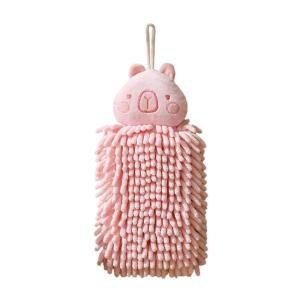 Plushie Capybara Hand Towel With Easy Hanging Strong Absorbent Easy To Wash Suitable For Various Space