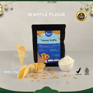 Comefood Waffle Flour Waffle Powder Premix Tepung Waffle Untuk Es Krim Cone Mutiara Gemilang MGI