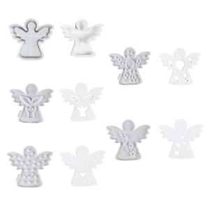 Angel with Heart Star Casting Molds Plasters Moulds Silicone Mould Ornament Molds Epoxy Resin Molds Craft Supplies