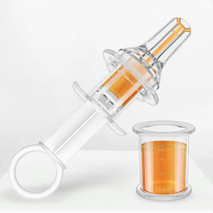 Squeeze Type Silicone Head Medicine Feeder for Kids Syring Cartridge No BPA