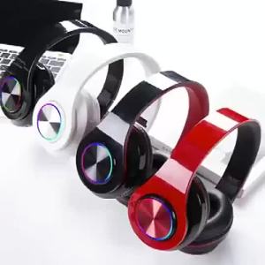 [ReadyStock]B39WirelessHeadsetBluetooth5.0ColorfulLEDWirelessHeadphonesOve-EarHeadphones