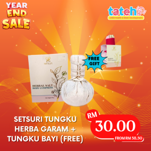 [𝗙𝗥𝗘𝗘 𝗚𝗜𝗙𝗧 - 𝗟𝗶𝗺𝗶𝘁𝗲𝗱 𝗢𝗳𝗳𝗲𝗿] Setsuri Set Tungku Herba Ibu & Bayi | Set Tungku Herba Garam Batu Ibu dan Bayi