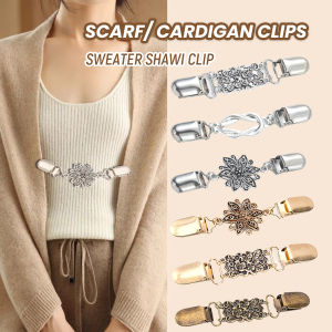 Baete Fashion Shawl Brooch Sweater Blouse Pin Duck Clip Clasps Cardigan Clip Womens Scarf Buckle 1Pc