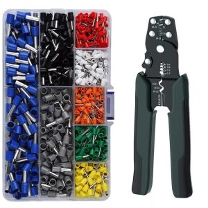 Mini Versatile Electric Terminal Crimping Pliers Cutting Hand Crimping Tool Kit for Multiple Connect