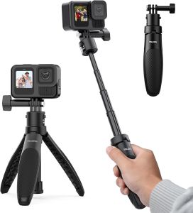 TELESIN 15.75 Selfie Stick TripodPortable Camera Handle Grip Monopod    For GoPro 13 12 11 10 Max/Insta360 X5/AKASO/DJI Osmo Action 6 5 pro Osmo Nano Accessories