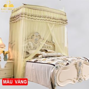Màn Khung thu gọn không khoan tường cao cấp EASY DREAM -Mùng ngủ thu xếp gọn đầu giường chống muỗi đẹp kiểu công chúa