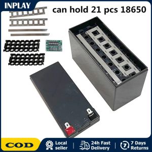 16x18650 Battery Storage Box PD3.0 QC3.0 Charge DIY Power Bank Box Case 18650 Li-Ion Battery Storage Box 3x7 18650 Holder for Uninterrupted Power Supply UPS Diy Battery Special Plastic Waterproof Case Diy Kit