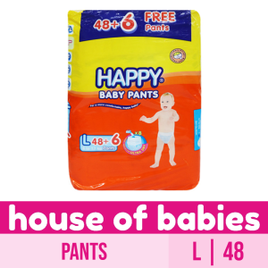 Happy Pants Baby Diapers Large 48