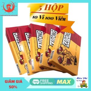 Kaitong Viên Nuôi Kích Lực Cho Gà Đá.Viên Sâm Thái Lan Nuôi Tăng Bo Đá - Bo Lớn Như Cây Đập Nuôi Gà 2 Tuần Trước Đábổ sung dinh dưỡng tăng cường cơ bắp trước đá .