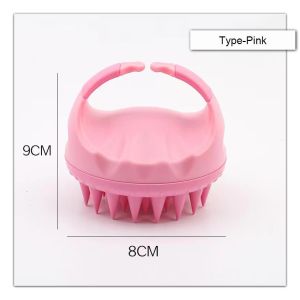 SCALP MASSAGER SISIR KERAMAS SHAMPOO KEPALA SILICONE Premium Sikat silikon silicon pijat kepala anti kutu ketombe rontok botak bayi baby