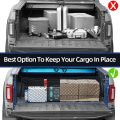 Truck Bed Cargo Net,Cargo Storage Elastic Mesh Net Organizer with Hooks,Truck Bed Grocery Holder with Hooks,Cargo Net for Pickup Truck Bed. 