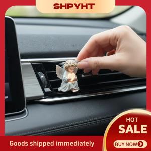 SHPYHT✨ Acrylic Car Accessories Modern Car Air Vent Clip Fragrance Holder Decorative Essential Oil Diffuser for Fresh Car Scents