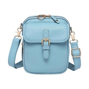 Chống trộm ví đeo chéo nhẹ thiết kế hoài cổ Túi đeo vai bằng da PU khe đựng thẻ với dây đeo điều chỉnh được