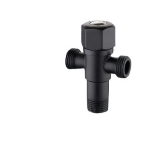 Stainless steel angle valve 1/2 bathroom faucet sink toilet water inlet switch rotary stop valve