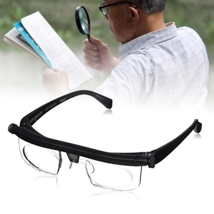 Adjustable Strength Glasses Distance Reading glasses Focus For 6D to