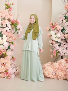 Setelan Perempuan Baju + Rok / Jelita Set Mommy