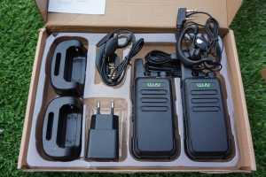 HT WLN KD C1- KD-C1 KDC1 UHF Walkie Talkie Radio WLAN isi 2Pcs