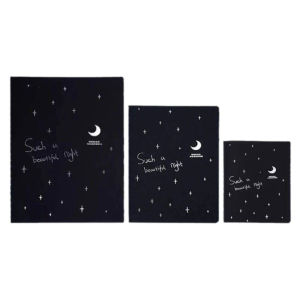 Gratis Semua - Black Paper Notebook Diary / Buku Polos 28 Lembar / DIY Agenda dan Foto