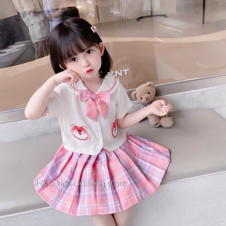Đầm cho bé gái mùa hè cực đẹp, váy bé gái 1 đến 15 tuổi kiểu dáng Hàn quốc,  thiết kế dây rút eo cực sang chảnh, mềm mịn, thoải mái. | Lazada.vn