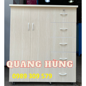 TỦ NHỰA ĐÀI LOAN 2 CÁNH 5 HỘC CAO CẤP HCM