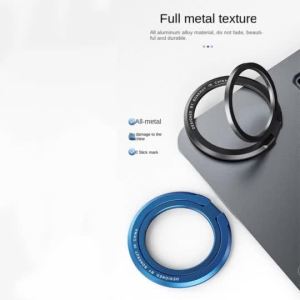 (HD1)Portable alloy finger ring phone holder for magnetic stand. Pemegang Cincin Telefon Bimbit Mudah Alih Bahan Aloi untuk Berdiri Magnet