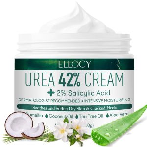 Urea cream 40 perent for feet: Maximum Strength Urea lotion -For Callus and Cracked Heels Treatment-Rough Thick Skin for foot- Crema 5.29 oz. (150g)