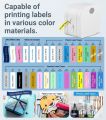 Label Maker Machine with Tape - Portable Inkless Bluetooth Printer,  Thermal Printer Handheld Labeler with Multiple Templates Icon Font for Smartphone for. 