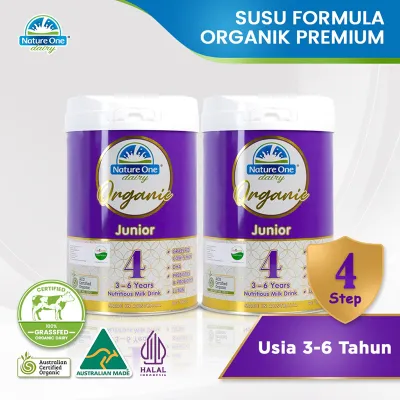 Paket Bundling 2 Pcs Nature One Dairy Organic Step 4 900 Gram