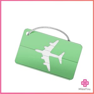 Missyou ป้ายแท็กอลูมิเนียมอัลลอยด์ แท็กติดกระเป๋า พวงกุญแจป้ายชื่อ Luggage Tag