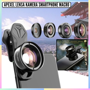 FAST DELIVERY APEXEL Lensa Kamera Hp Fotografi Super Zoom Jernih Jepit Macro Universal HD 100mm