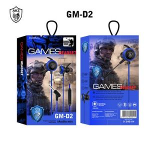 หูฟัง Gaming รุ่น GM-D2 สิ่งที่นักเล่นเกมส์ควรมี หูฟัง3.5มม หูฟังสเตอริโอ Mic สําหรับโทรศัพท์ /Xbox/PCและวีดีโอเกม น้ําหนักเบา พกพาได้สะดวก ไม่ปวดหู