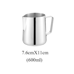 Bình Đánh Bọt Sữa Bằng Thép Không Gỉ Konco Bình Đựng Sữa Bình Đựng Kem Phụ Kiện Thích Hợp Cho Người Pha Chế Máy Pha Cà Phê Espresso