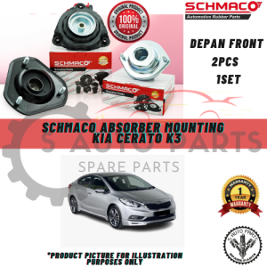 KIA CERATO K3 depan FRONT (LEFT KIRI + RIGHT kanan) ABSORBER MOINTING -BRAND SCHMACO