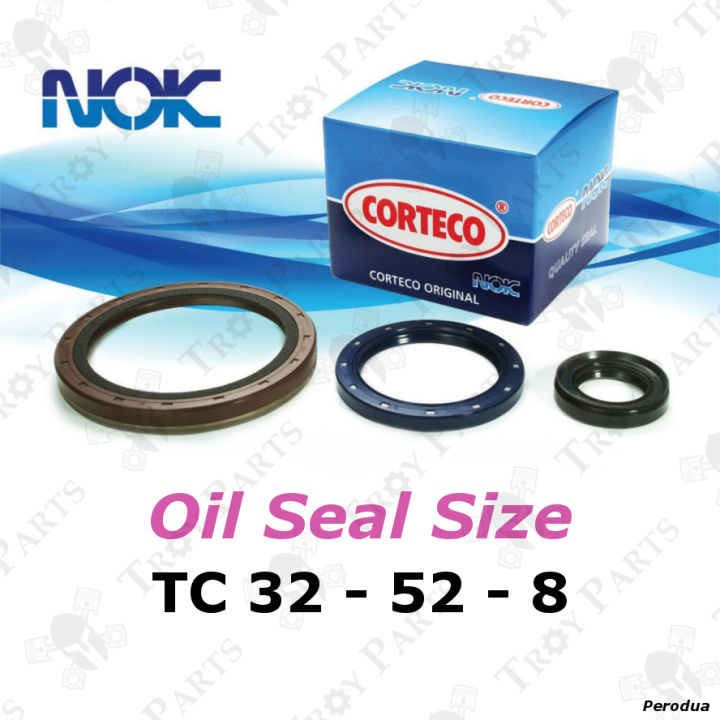 NOK Corteco Auto Gearbox Torque Converter Ball Oil Seal for Perodua