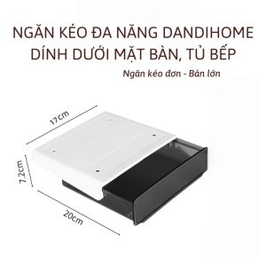 Ngăn kéo đa năng  dán dưới mặt bàn làm việc và tủ bếp
