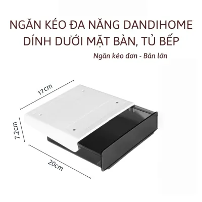 Ngăn kéo đa năng dán dưới mặt bàn làm việc và tủ bếp