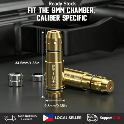 Training 9Mm/380Acp/.45Acp Cartridge Trainer Bullet For Dry Fire Laser Pointer Practice Lazer Extra