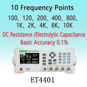 Desktop Electric Bridge ET4401/2/10 Resistance Impedance Capacitance Inductance Measure Instrument Digital LCR Meter 0.1% 100hz~10KHZ