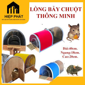 Bẫy Chuột Thông Minh  Lồng Bẫy Chuột Thông Minh  bẫy chuột Dễ Dàng Bắt Chuột To và Chuột Nhỏ kích thước 18x20x40cm