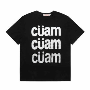 T-Shirt Wanita Ukuran Besar Lengan Pendek Pasangan   Motif Huruf Kreatif  Katun Tipis Bernapas  Desain Slim Fit Oversize Tren 2025  Baju Kasual Gaya Korea Modern  Atasan Kerah Bulat  Modis  Serbaguna  Manis dan keren  Rasa mewah dan premium  Nyaman  Tops