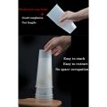 GELAS CUP (25) 700ML PLASTIK PP Inject 24OZ TUTUP BENING 12OZ 14OZ ECO FRIENDLY GELAS MINUM KEMASAN TEBAL MICROWAVE PLASTIK THINWALL + TUTUP. 
