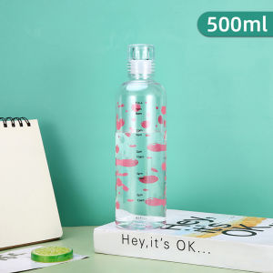 VIVOLILV Delivery from Manila📦500ml Cute Cartoon Kids Water Bottle High-value Portable Plastic Cup for Kindergarten Boys and Girls